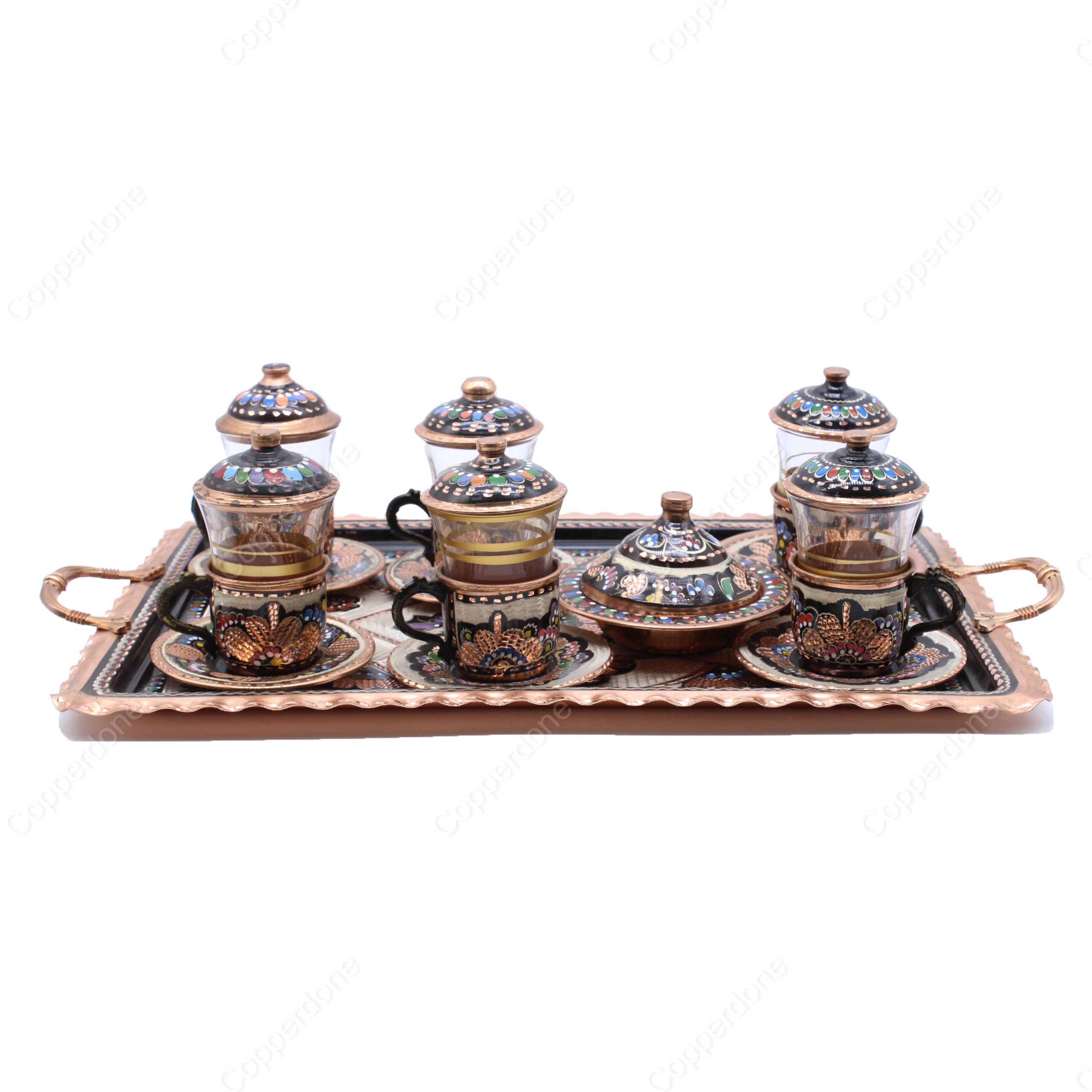 Copper Tea Serving Sets