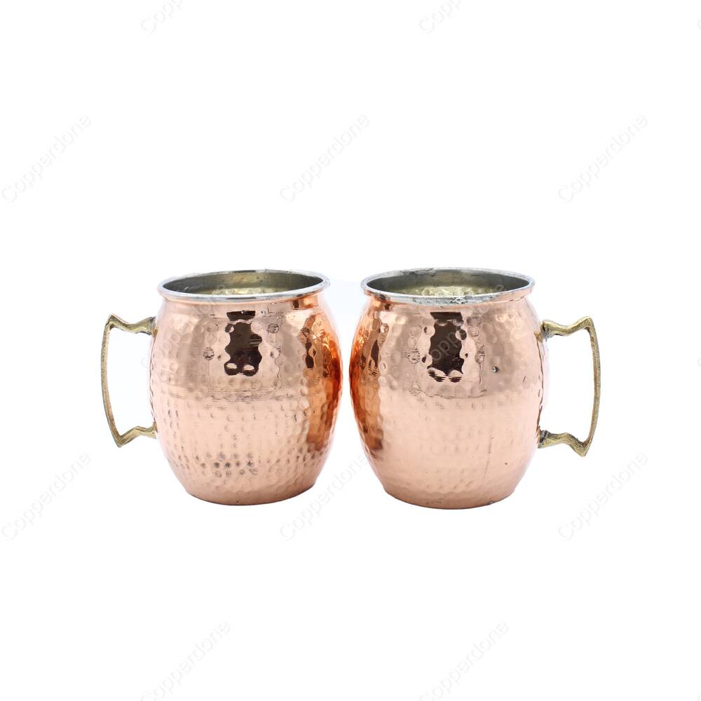 Copperdone El Dövmesi Bakır Kupa Bardak Moscow Mule - 1