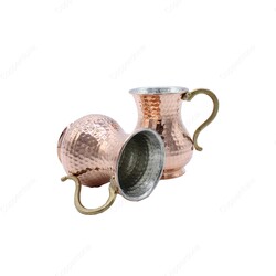 Copperdone El Dövmesi Bakır Maşrapa Bardak Ayaklı Model - 2