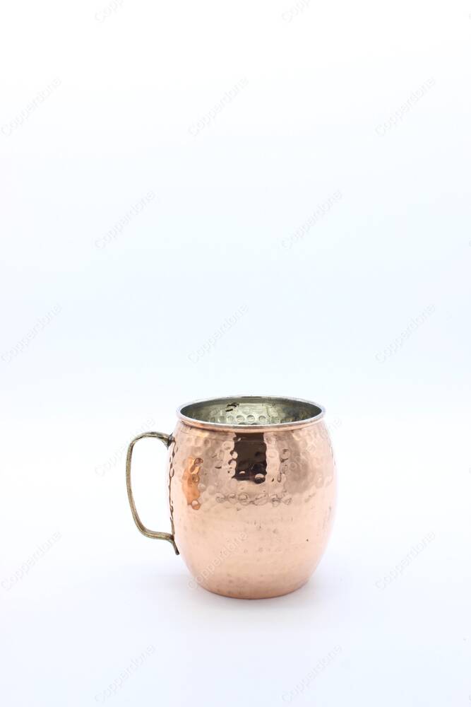 Copperdone El Dövmesi Tombik Bakır Kupa Bardak Moscow Mule - 3