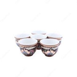 Copperdone Erzincan El İşlemesi Bakır Mırra Fincanı Siyah Mineli Renk - COPPERDONE