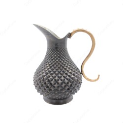 Copperdone Handmade Hand Crafted Pyramid Model Special Design Copper Jug Decanter Antique Copper Color - 1