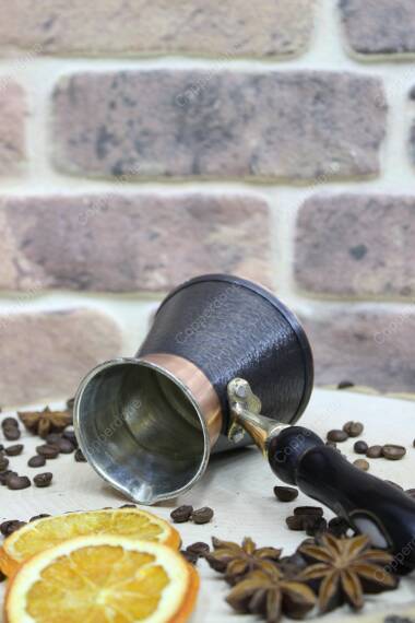 Copperdone Handmade Handcrafted Armenian Model Copper Coffee Pot Cezve Ibrik Briki Turkish Greek Arabic Coffee Maker Small - 4